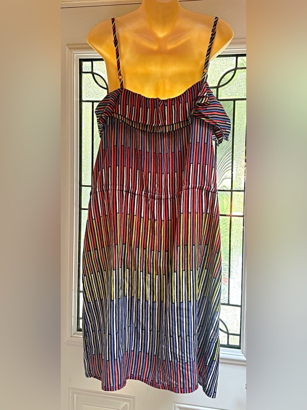 GAP Multicolor Striped Ruffle Sundress - Picture 6 of 8
